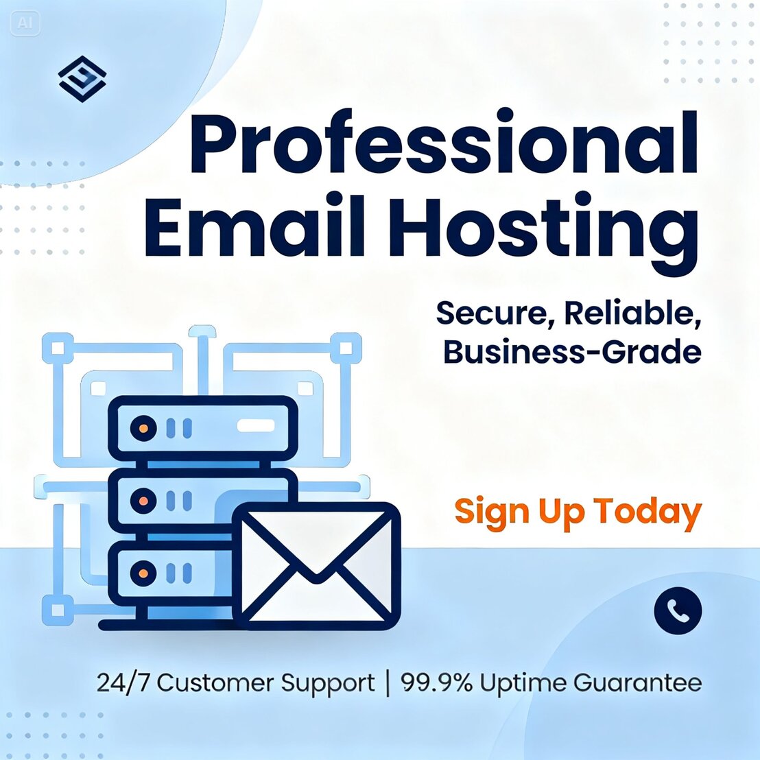 Secure professional email inbox